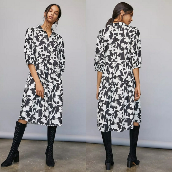 NWT Anthropologie Darla Midi Dress - Picture 2 of 9